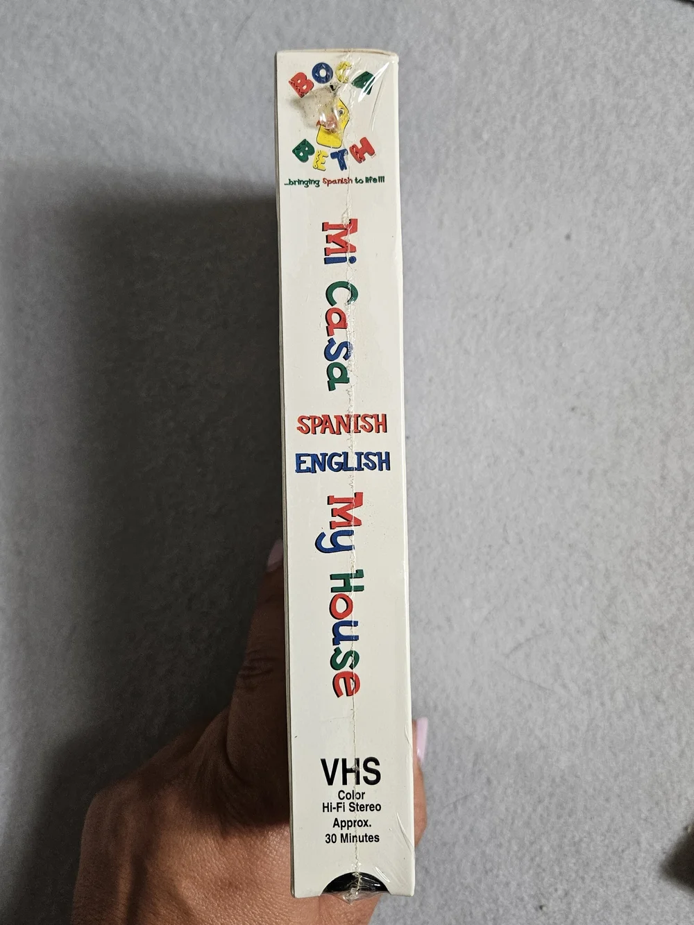 Vintage Boca Beth Spanish Learning Set Puppet CD VHS